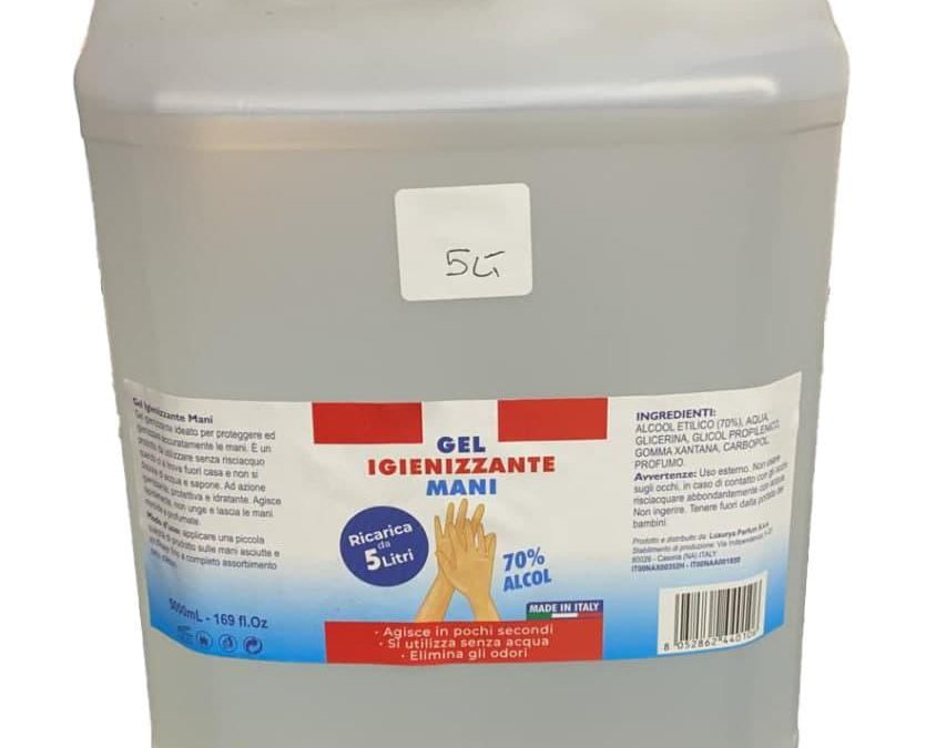 Gel Mani 70% Min. Alcool – 5000 ml
